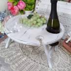 Винный столик в стиле Шебби