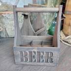 Ящики для пива с надписью BEER (с открывалкой)