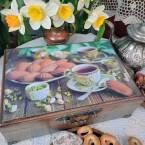 Шкатулка-коробка для чая, конфет Ароматное печенье к чаю