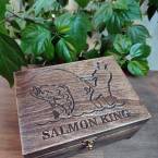 Деревянная шкатулка Salmon King