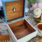 Шкатулка-коробка для чая, конфет Гортензии