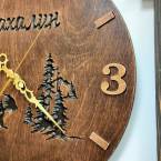 Часы с символами Сахалина (медведь)