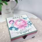 Шкатулка для украшений Пионовидные розы (Paris)