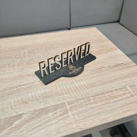 Табличка на стол Reserved