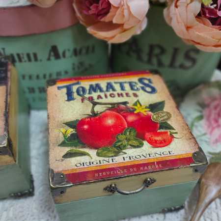 Шкатулки-коробки для трав, чая или специй