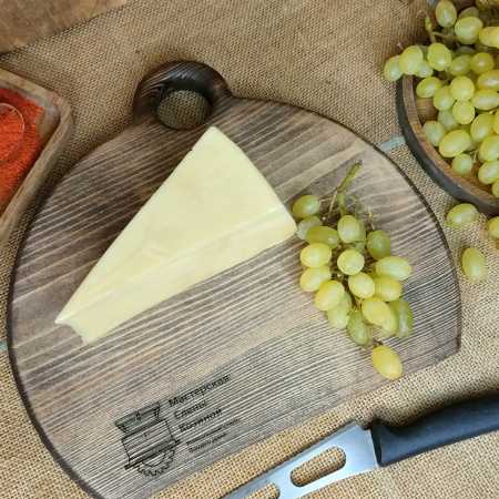 Фактурная доска для подачи сыра (сосна)